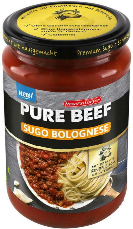 Inzersdorfer Pure Beef Sugo Bolognese