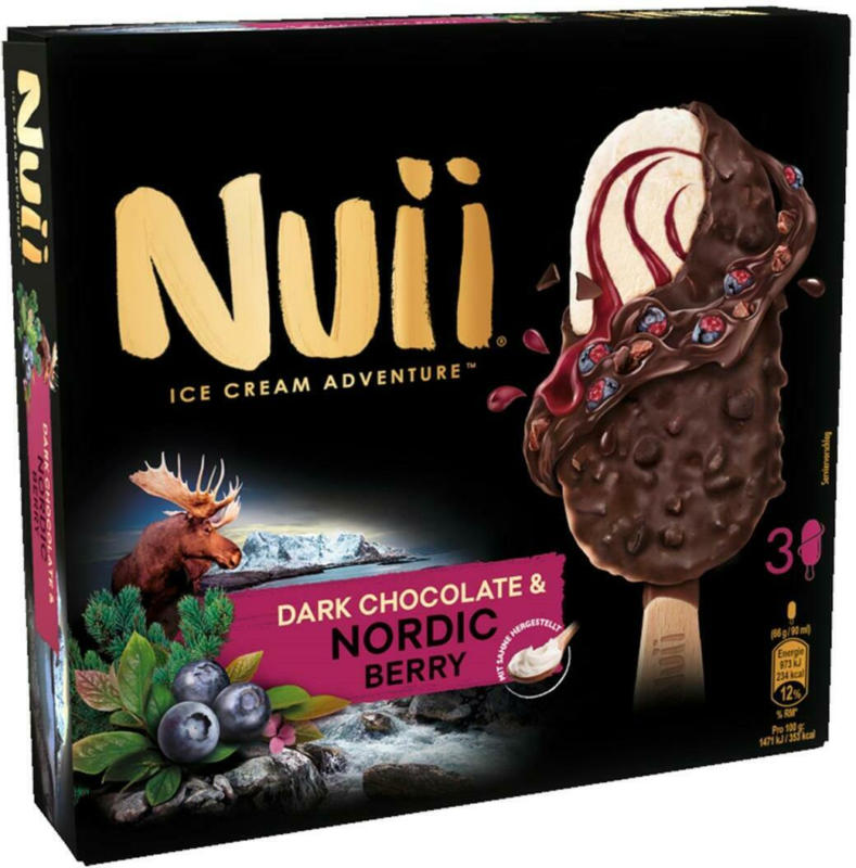 Nuii Dark Chocolate & Nordic Berry 3er