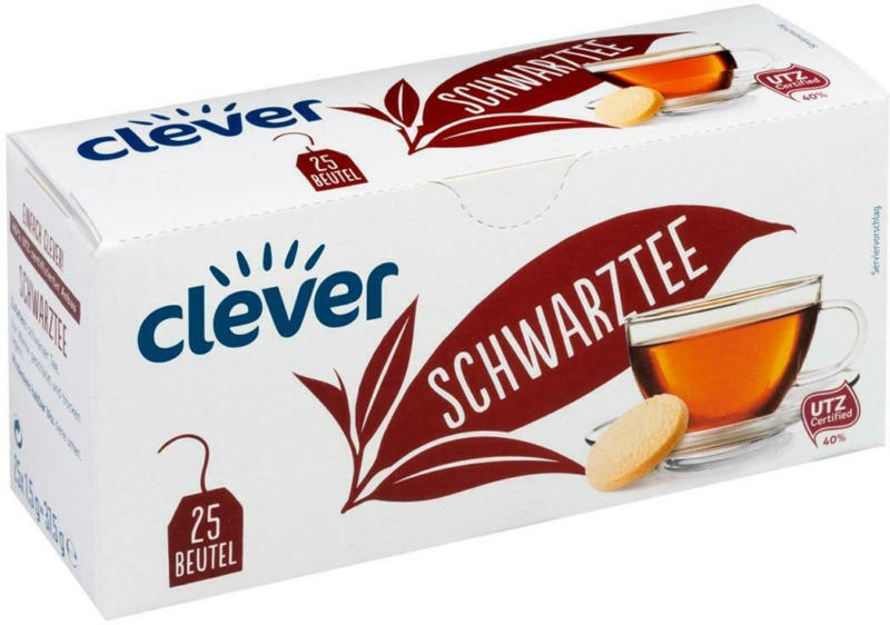 Clever Schwarztee
