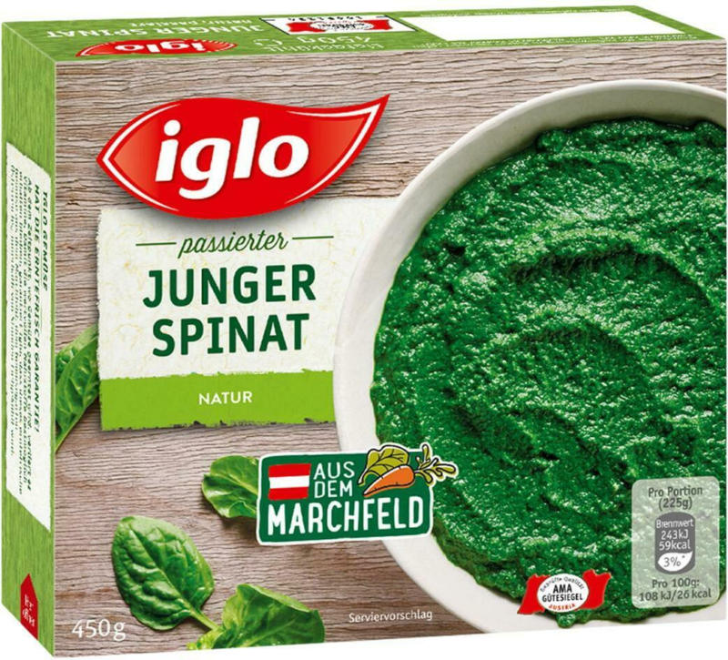 Iglo Spinat doppelt passiert