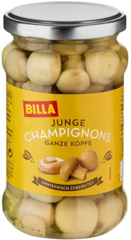 BILLA Champignons ganze Köpfe