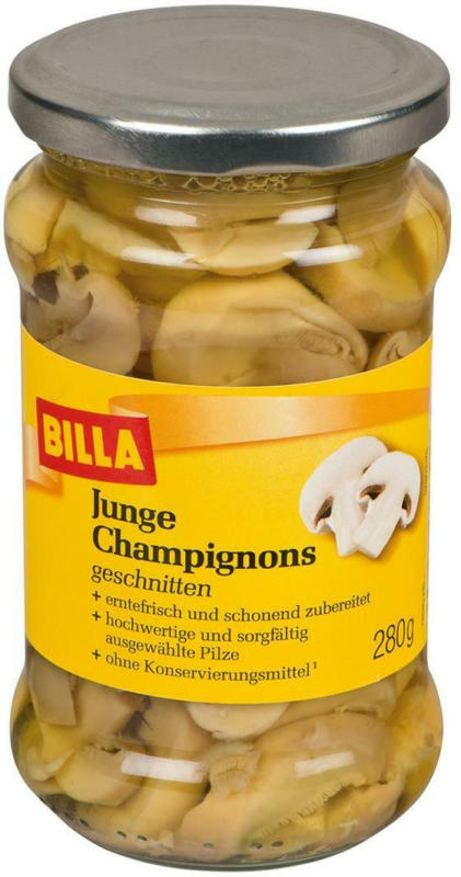 BILLA Champignons geschnitten