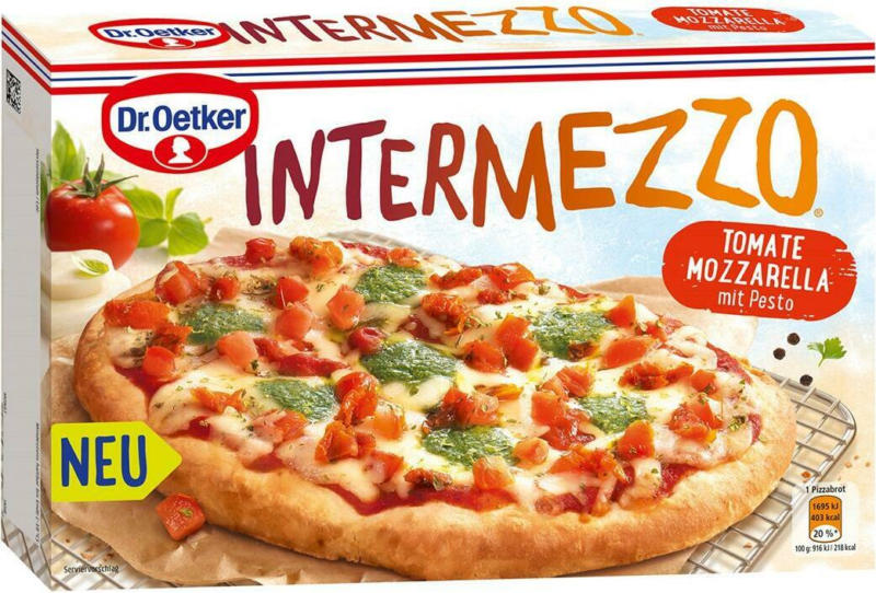 Dr. Oetker Intermezzo Tomate Mozzarella mit Pesto