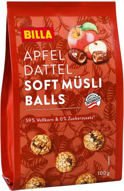 BILLA Soft Müsli Balls Apfel Dattel