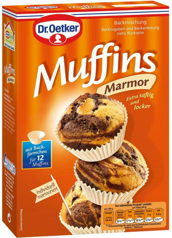Dr Oetker Marmor Muffins
