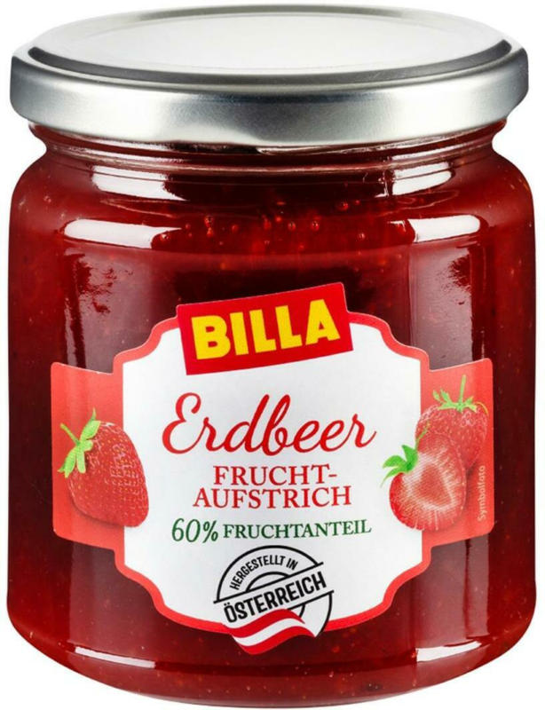 BILLA Erdbeer Fruchtaufstrich