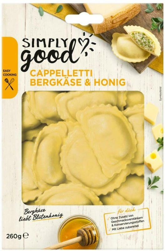 Simply Good Cappelletti Bergkäse & Honig