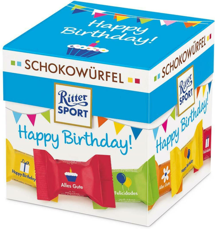 Ritter Sport Schokowürfel Happy Birthday