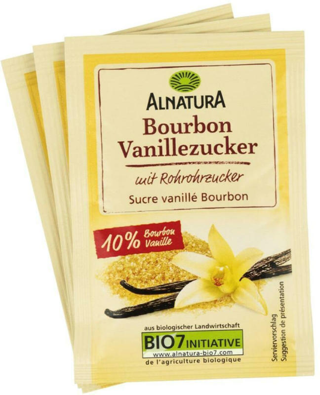 Alnatura Bourbon Vanillezucker 3er