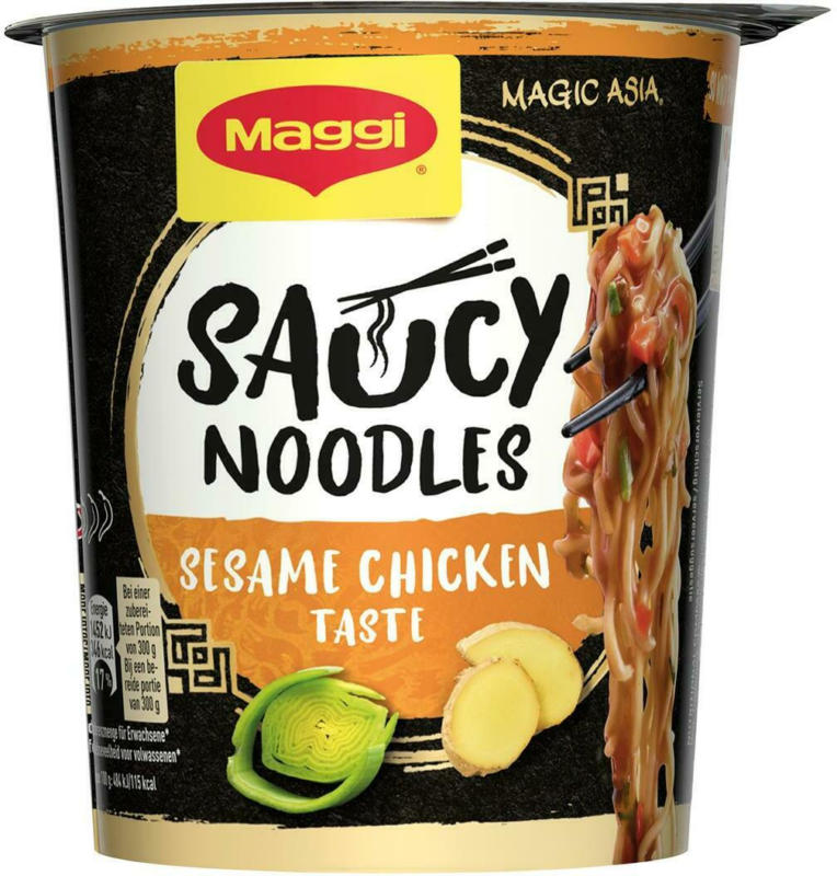 MAGGI Magic Asia Saucy Noodles Sesam Hähnchen