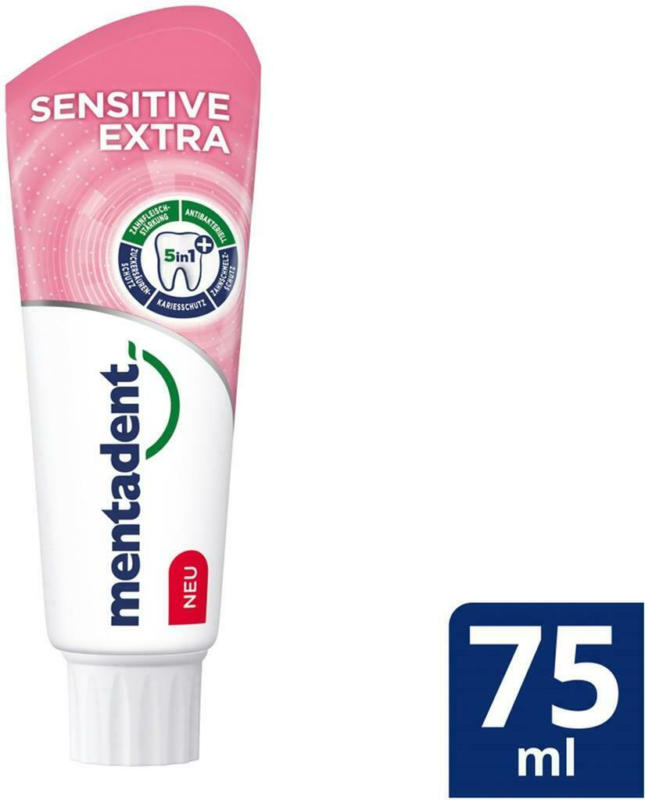 Mentadent Zahncreme Sensitive Extra