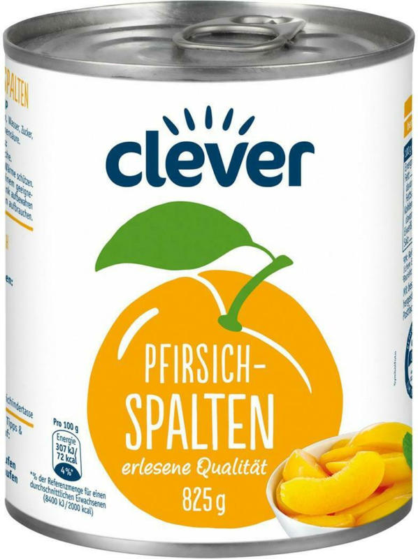 Clever Pfirsichspalten