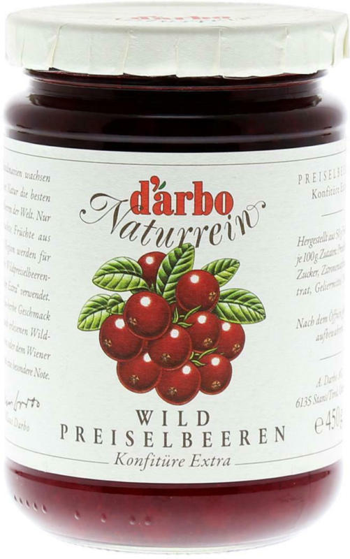 Darbo Preiselbeer Konfitüre