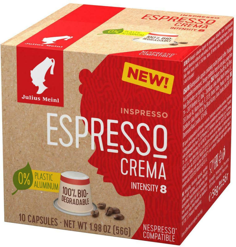 Julius Meinl Espresso Crema Inspresso kompostierbar