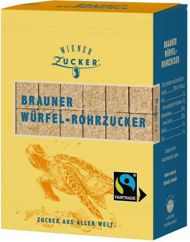 Wiener Zucker Demerara Würfel-Rohrzucker