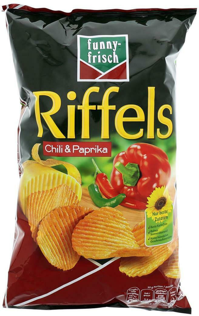 Funny Frisch Riffels Chips Chili & Paprika ️ Online von BILLA