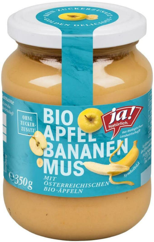 Ja! Natürlich Apfel-Bananenmus