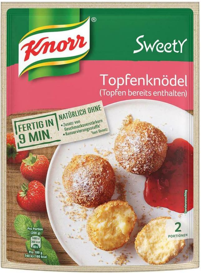 Knorr Sweety Topfenknödel ️ Online von BILLA - wogibtswas.at