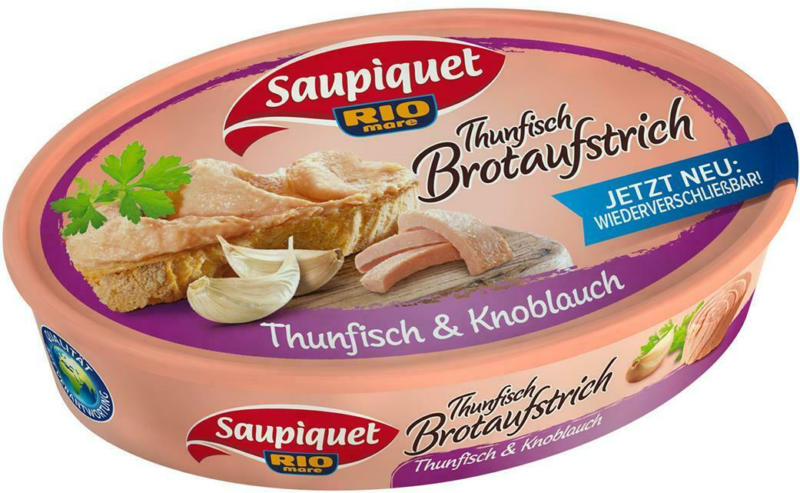 Saupiquet Thunfisch Brotaufstrich Knoblauch