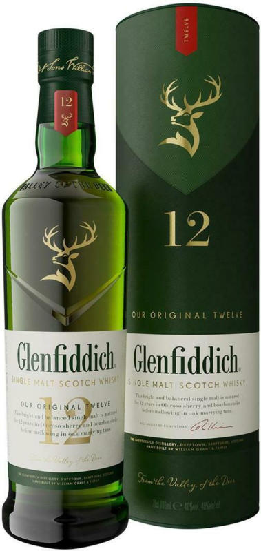 Glenfiddich 12yo Single Malt Scotch Whisky
