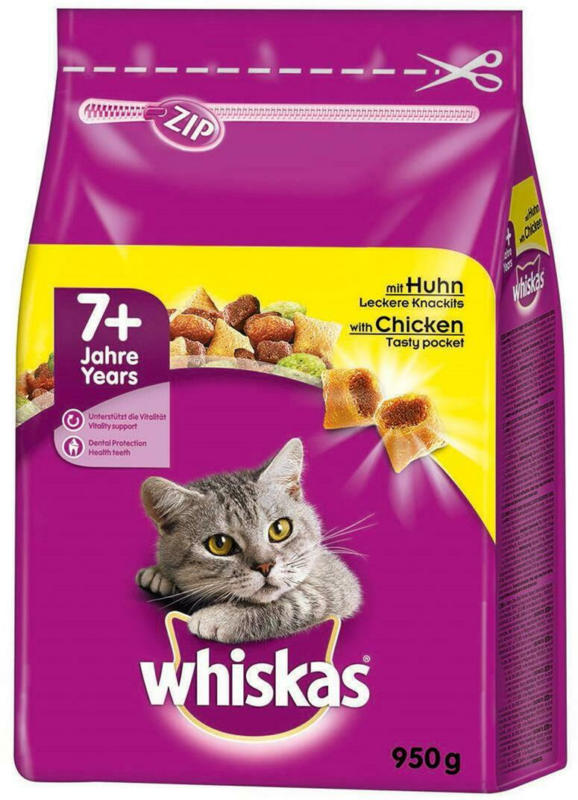 Whiskas Trocken mit Huhn 7+