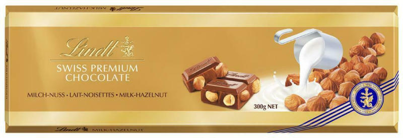 Lindt Goldtafel Milch-Nuss