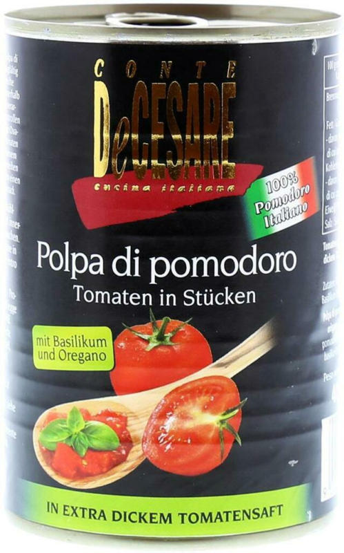 Conte DeCesare Pizza-Tomaten gewürfelt
