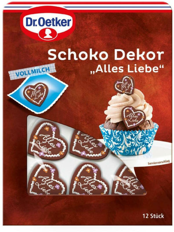 Dr. Oetker Schokodekor 'Alles Liebe'