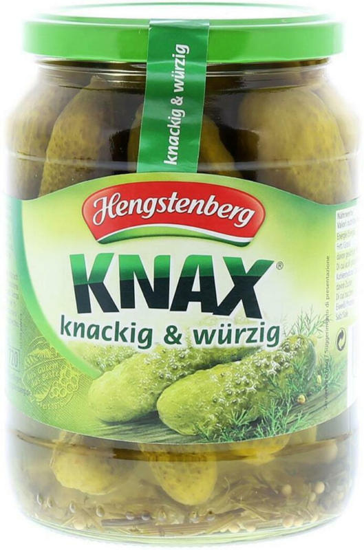 Hengstenberg Knax Gewürzgurken