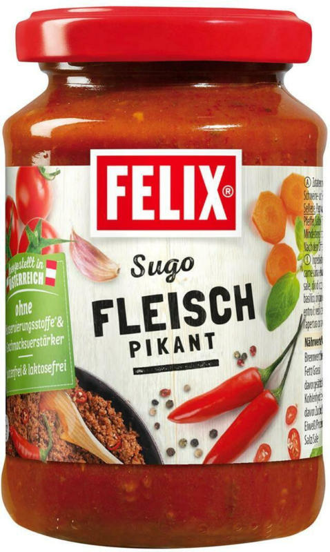 Felix Sugo mit Fleisch Pikant