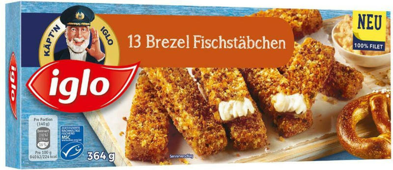 Iglo Brezel Fischstäbchen
