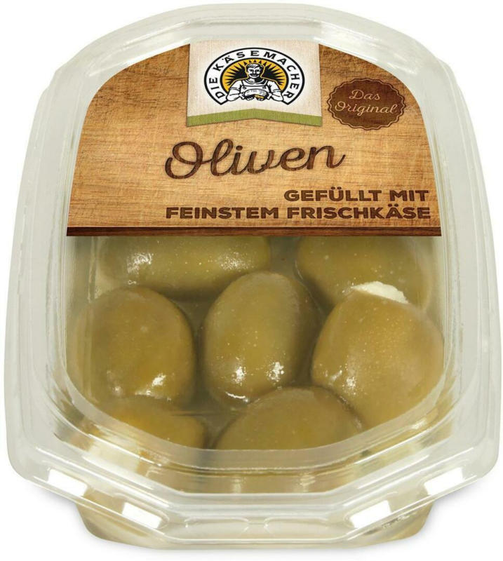 Oliven mit Frischkäse gefüllt - Die Käsemacher
