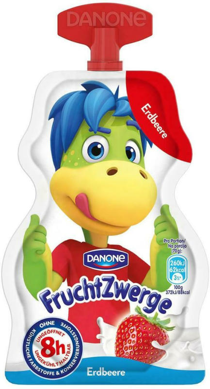 Danone Fruchtzwerge Go! Erdbeere
