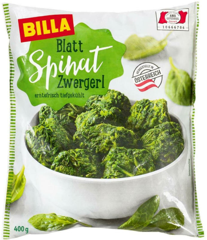 BILLA Blattspinat Zwergerl