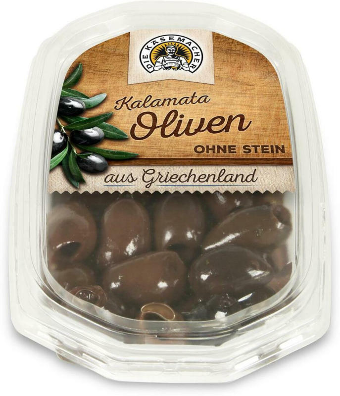 Die Käsemacher Oliven schwarz ohne Kern