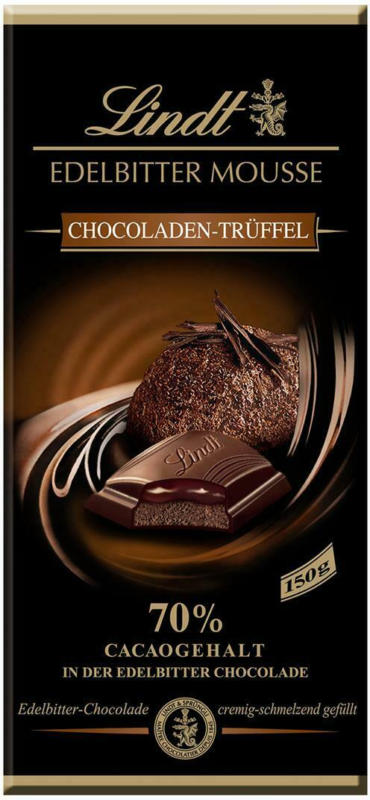 Lindt Edelbitter Mousse Trüffel