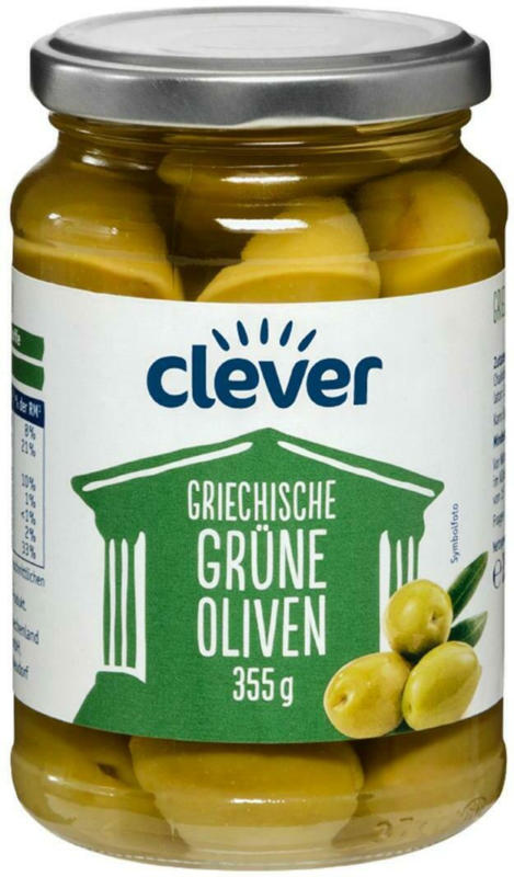 Clever Griechische Grüne Oliven