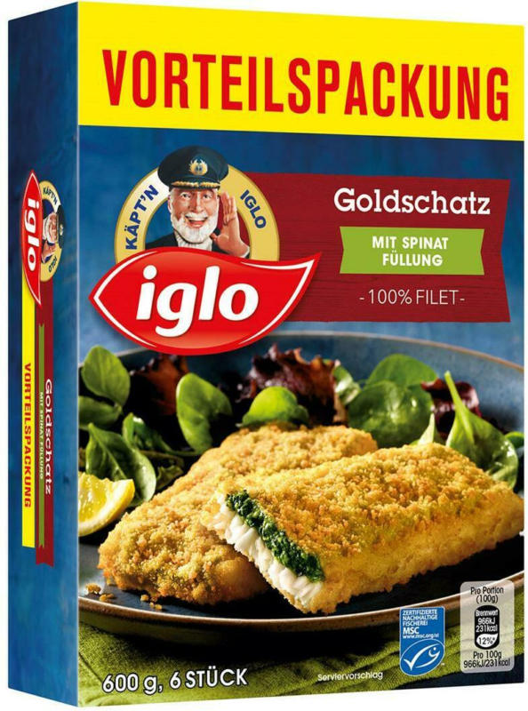 Iglo Goldschatz Spinat Vorteilspackung