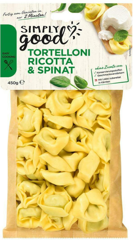 Simply Good Tortelloni Ricotta Spinat