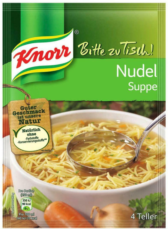 Knorr Bitte zu Tisch Nudelsuppe
