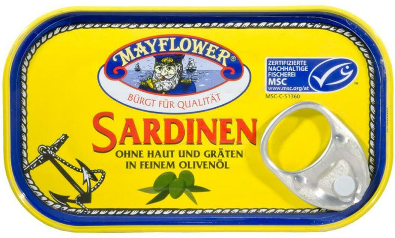 Mayflower Sardinen ohne Haut & Gräten in feinem Olivenöl