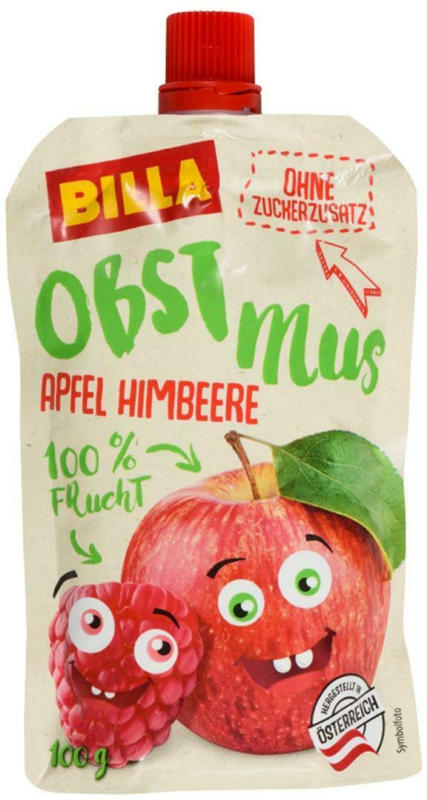 BILLA Obstmus Apfel-Himbeere