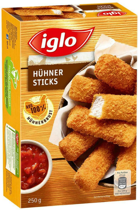 Iglo Hühner Sticks