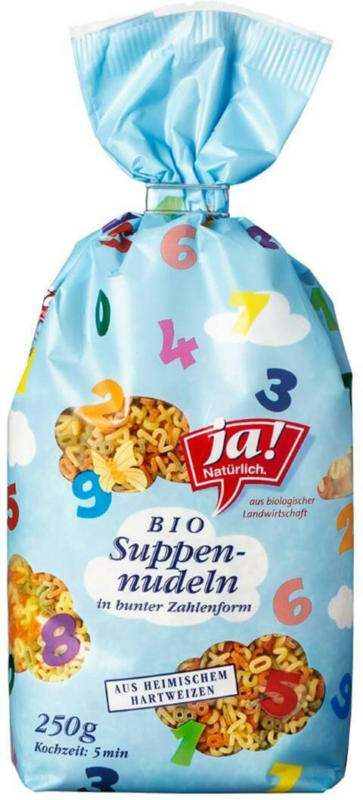 Ja! Natürlich Zahlen Suppennudeln