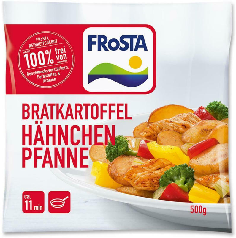 Frosta Bratkartoffel Hähnchen Pfanne