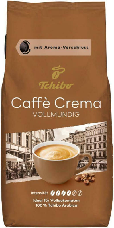 Tchibo Cafe Caffe Crema Vollmundig Ganze Bohne
