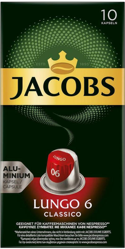 Jacobs Kapsel Lungo 6 Classico