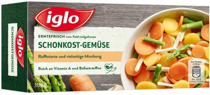 Iglo Schonkost Gemüse