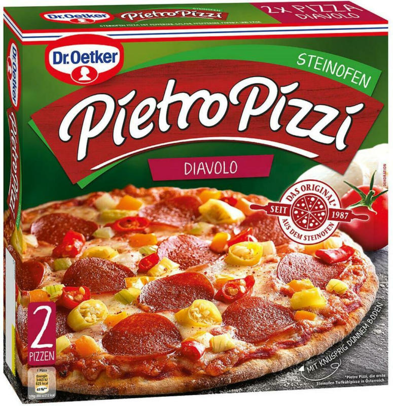 Dr. Oetker Pietro Pizzi Diavolo Duo