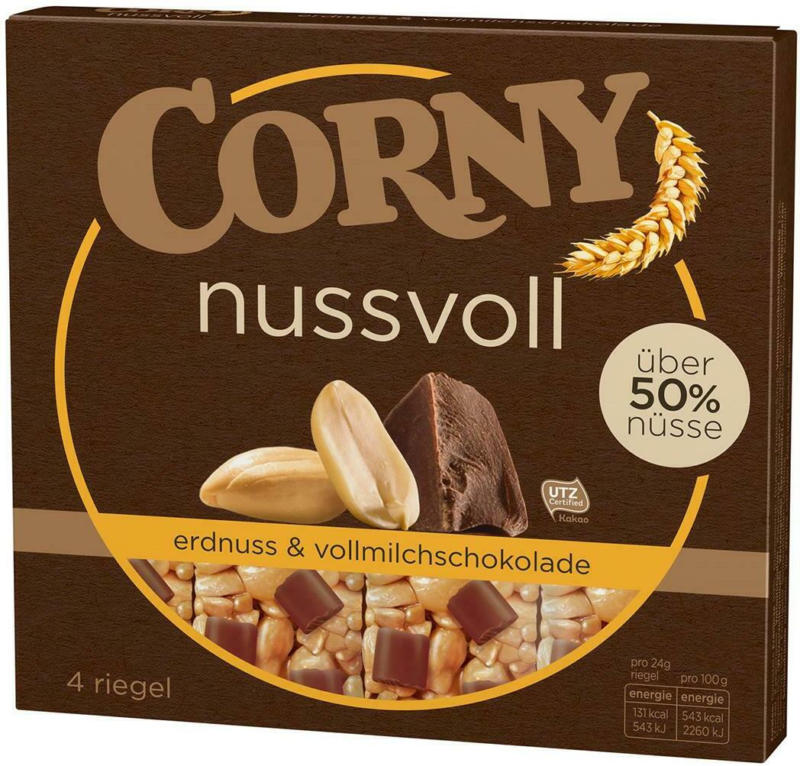 Corny Nussvoll Erdnuss & Vollmilch